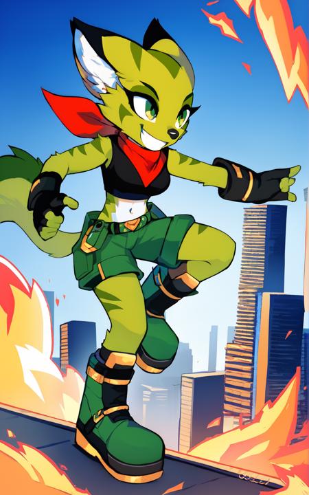 Carol Tea - Freedom Planet [SD1.5 & PonyXL]