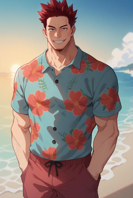 Boku no Hero Academia - Enji Todoroki/Endeavor [Pony] [COMMISSION]