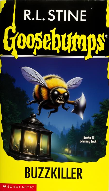 Goosebumps Book Cover Maker (Flux)