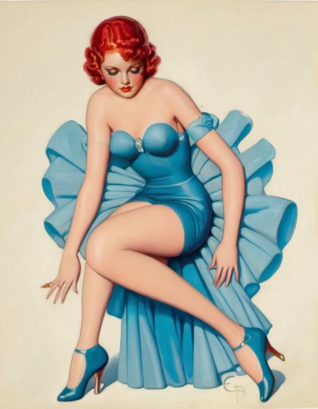 1930's Pin up - Enoch Bolles Style - SDXL 1.0