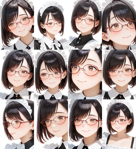 oval metal frame glasses2 / illustrious