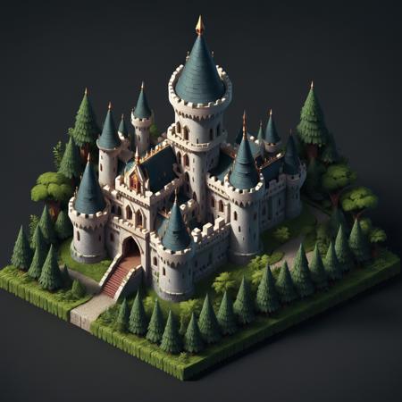 Isometric Elven Architecture