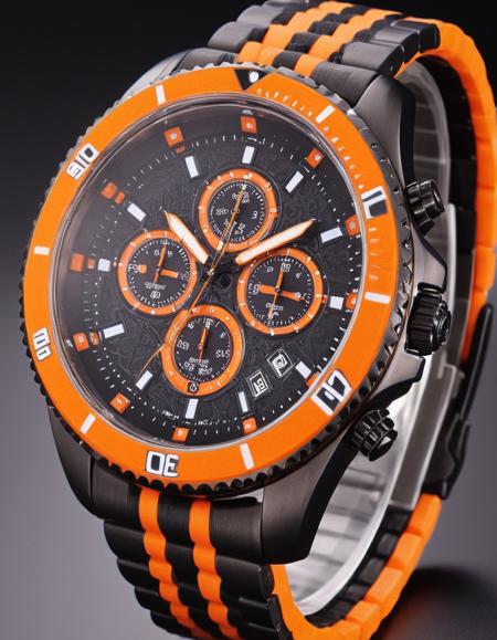 Orange & Black