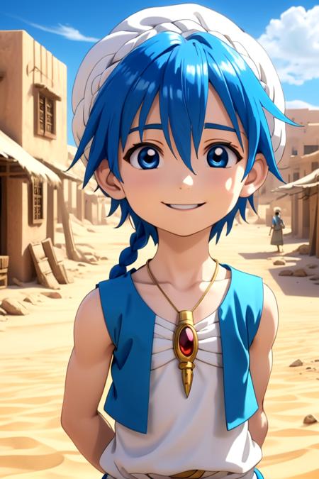 Magi: The Labyrinth of Magic - Aladdin - SDXL