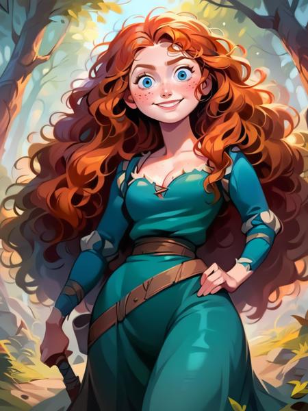 Merida (Brave) Disney Princess - SD 1.5 | XL PONY - by YeiyeiArt