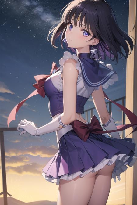 Hotaru Tomoe (土萠 ほたる) / Sailor Saturn (セーラーサターン) - Sailor Moon (美少女戦士セーラームーン)