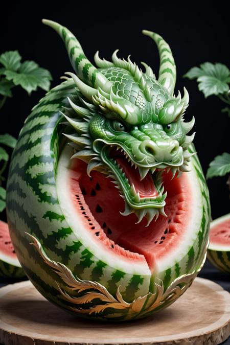 Dragon Engraving