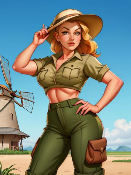 Coca Cola ( Gil Elvgren/Haddon Sundblom) Pinup Style