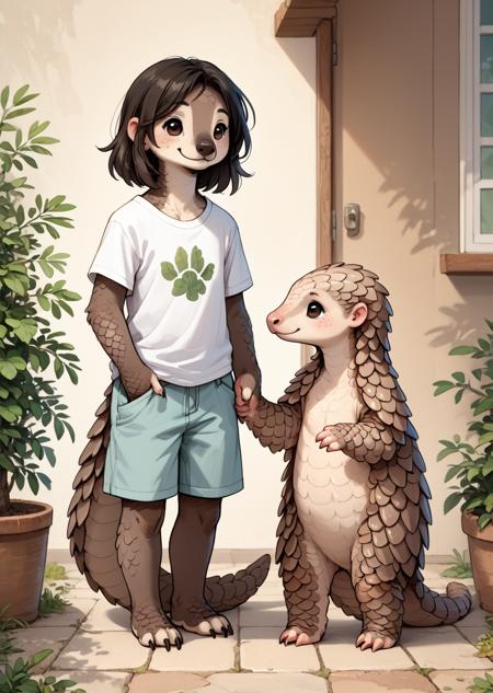 Pangolin feral & anthro [Pony]版本V1 (ID: 984982)