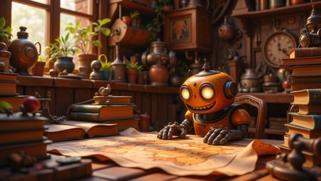 Cute 3d Cartoon Flux
