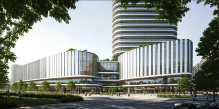 Shopping Mall Exterior - 商业综合体