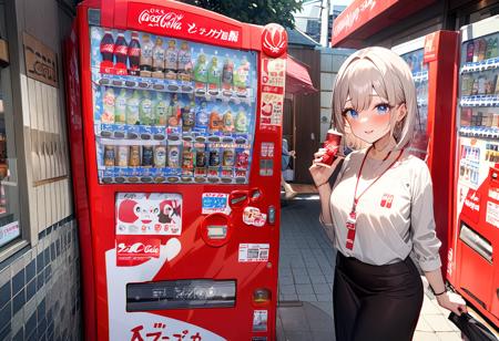 自動販売機1 Vending Machines in Japan SDXL