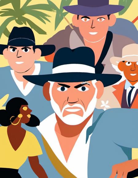 Magazines and ads illustration style - SDXL 1.0