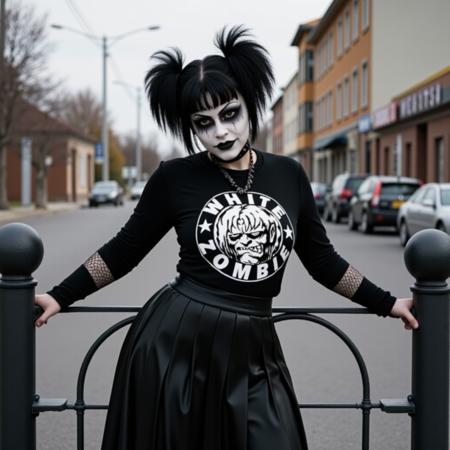 Rock & Metal T-shirts: White Zombie - Zombie logo - Flux