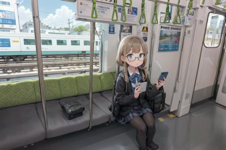 JR East E235 series / train interior