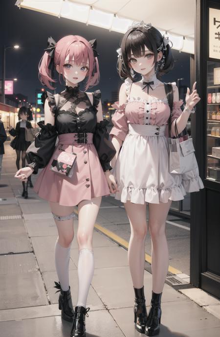 [LoRA]地雷系/量産型ファッション | landmine girl fashion | 地雷系量产系妹子版本v2.0 (ID: 33010)