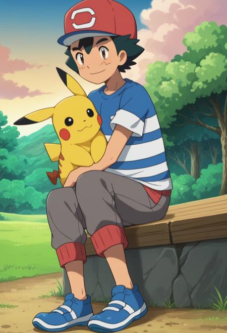 Ash Ketchum - Pokémon Sun and Moon version - Pony + Illustrious