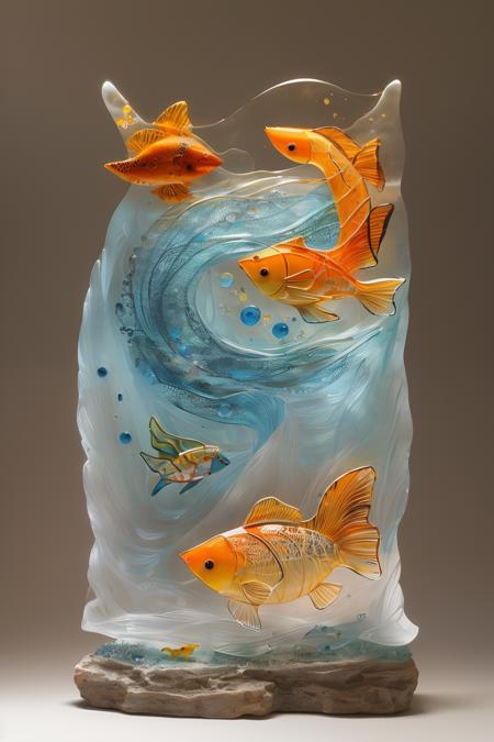 style of Fused glass 372