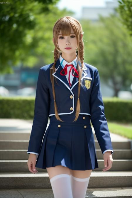 刀剑神域 结城明日奈 校服 yuuki asuna school uniform