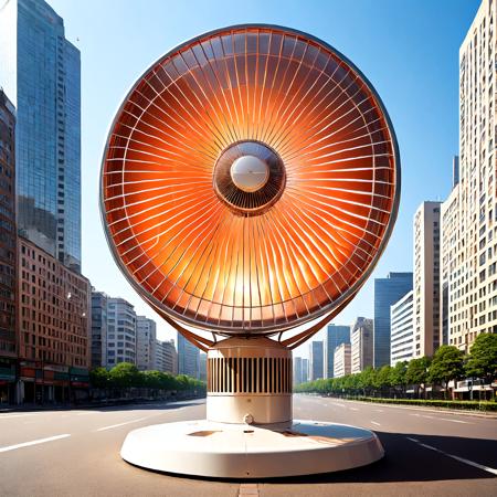 Parabolic halogen heater