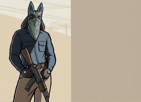 GTA San Andreas Style [Loading screen] PonyXL & NoobAIXL