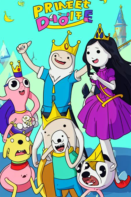 Adventure Time cartoon style