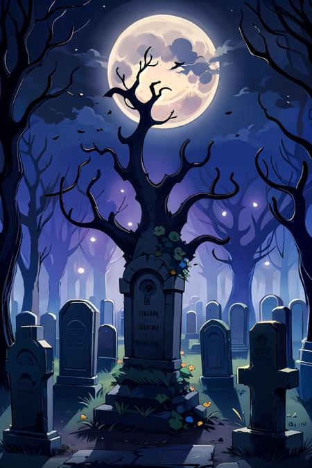 Graveyard Background