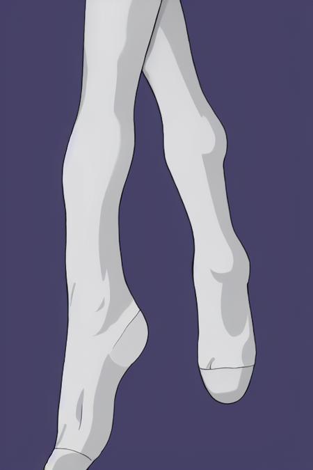 socks removed - white | simple painting layer