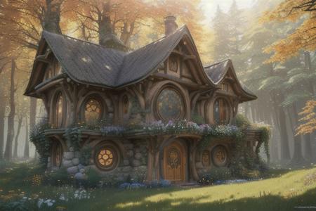 Better Hobbit House - fantasy cottage in the style of Lord of The Rings