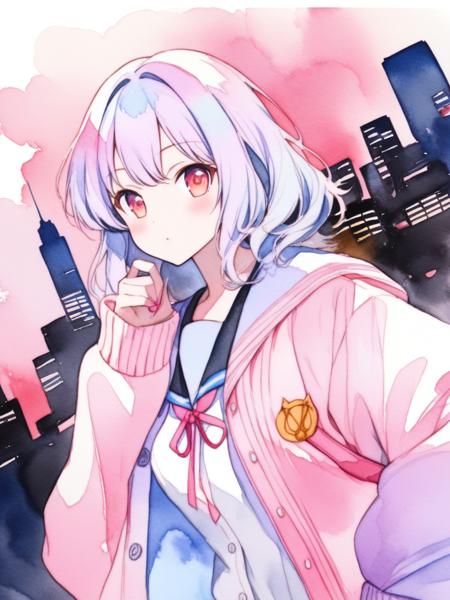 painting art Watercolor XL by Happy Ai/09/watercolor art/animation/anime/paintings/illustrations/水彩画/插画/动画/漫画/绘画/絵画/그림/
