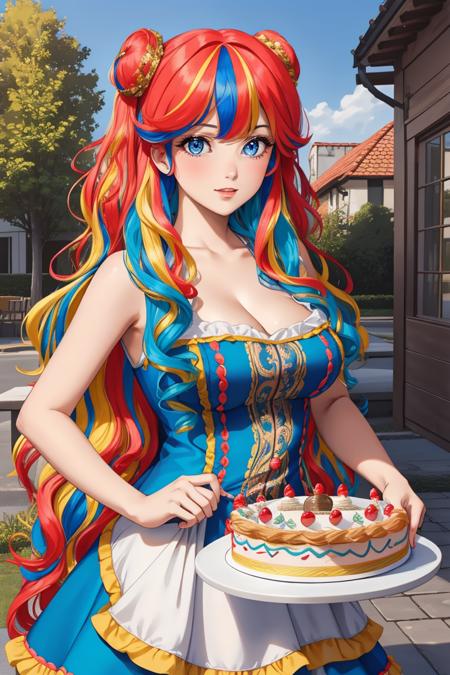 ?Hair Flair Collection? - Multi Color Hairstyle