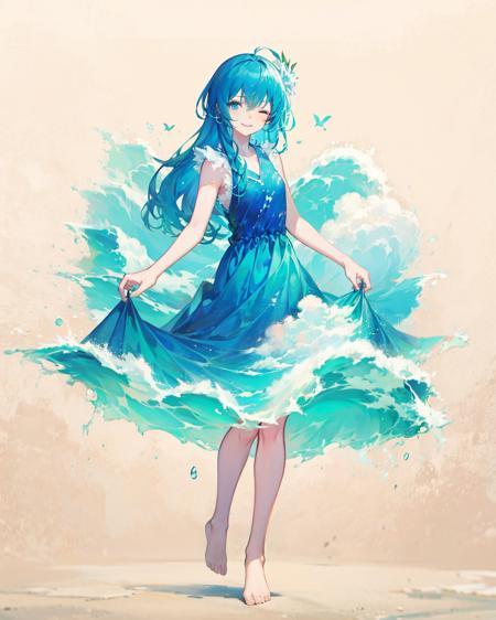 【Concept】Liquid Clothes/Liquid Dress 水裙