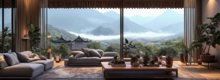 新中式、现代化室内设计 Utopian Rustic Chinese Interior