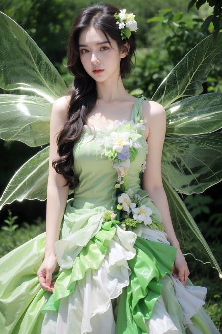 JAY - GREEN BUTTERFLY DRESS