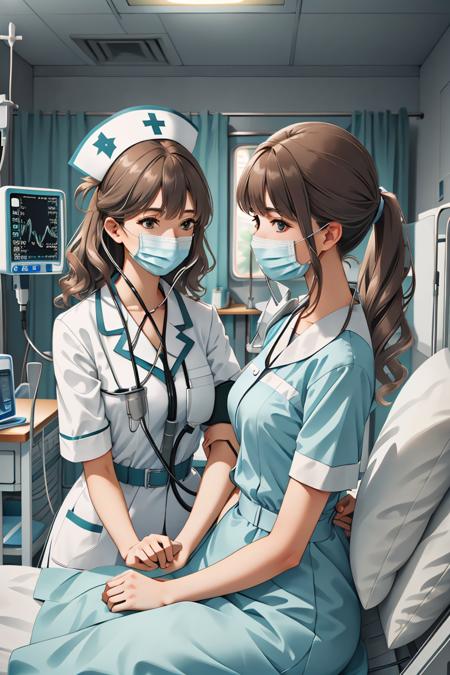 Nurse examines Patent/Nurse