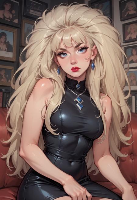 1980s Teased Big Hair PONY XL