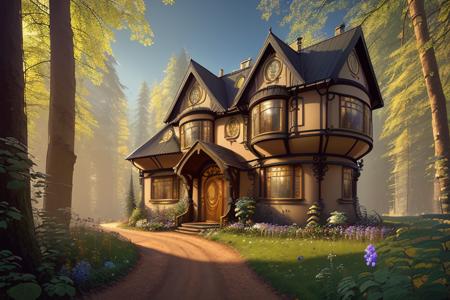 Better Hobbit House - fantasy cottage in the style of Lord of The Rings