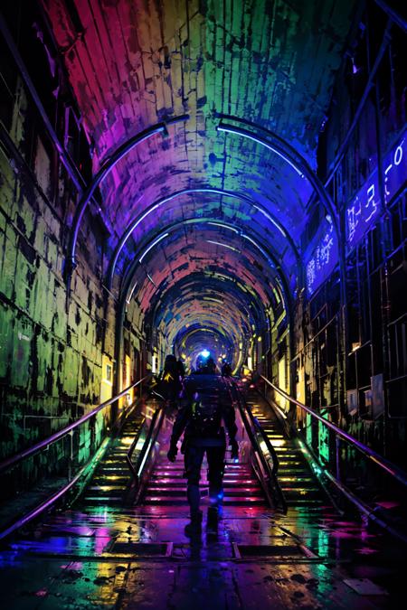 Light Tunnel | Rainbow Tunnel
