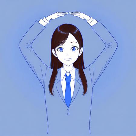 OK sign on both arms