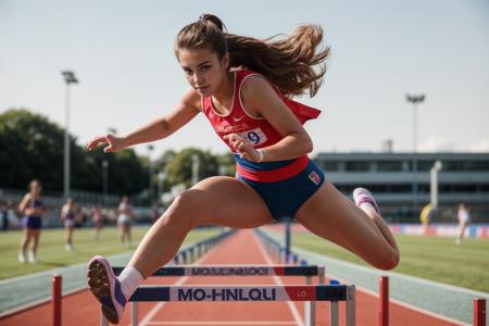 OpenPose, hurdle race
