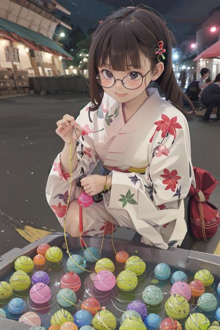 ヨーヨー釣り fishing yo-yo balloon SD15