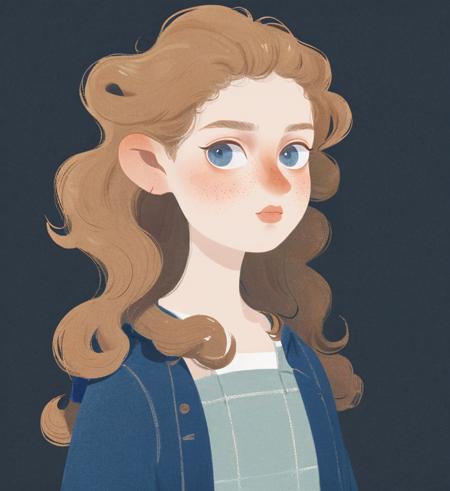 Hand-drawn portrait