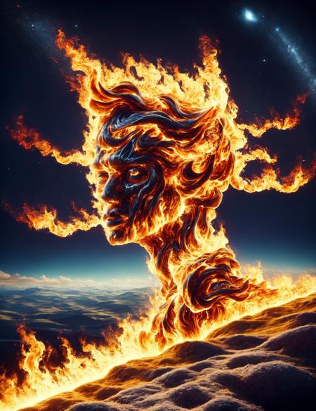 DonM - Another Made of Fire Style [SD1.5,SDXL]
