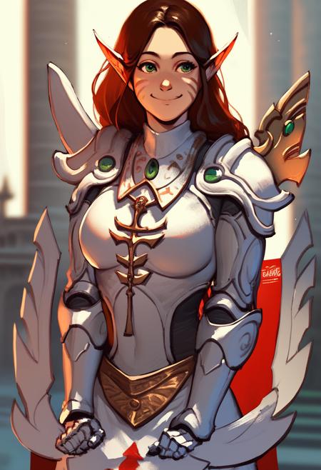 Farseer Macha / Eldar female / Eldar Armor (warhammer 40k) (fanart style)