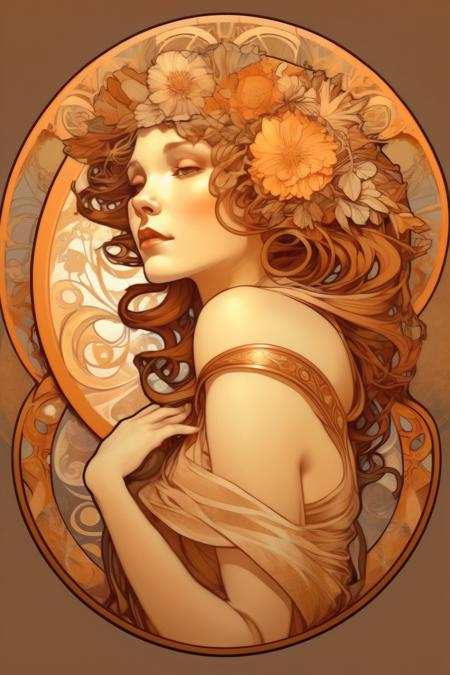 Alphonse Mucha Style
