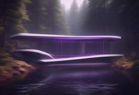 Futuristic Nature House Concept Art (VW Style)