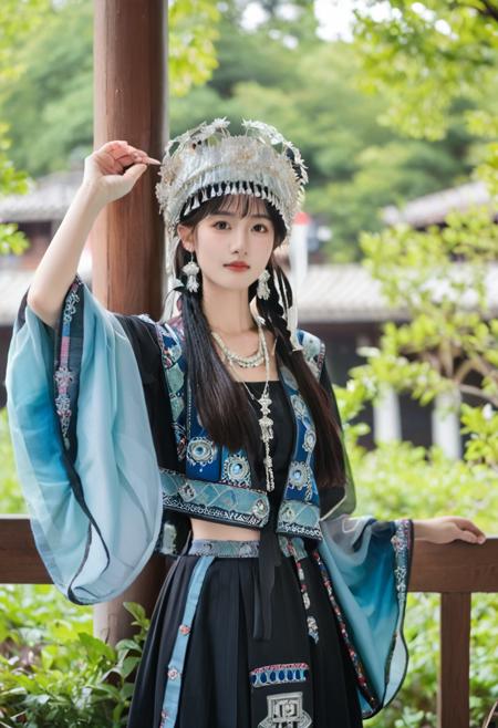 苗元素衣服SDXL|Hmong Elements costume