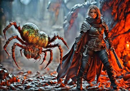 Giant spider lair
