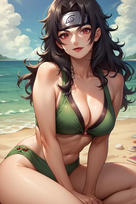 Kurenai Yuhi/夕日紅 (Naruto) SDXL LoRA [Pony Diffusion]