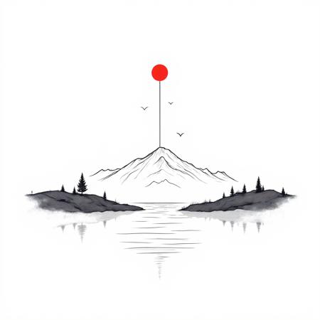 Minimalist Line Art (SDXL, Pony)
